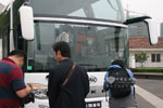 媒体记者关注安凯旅游观光车