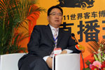 百路佳纯电动客车出口美国发布会现场高端访谈