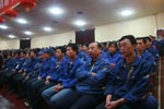 潍柴员工认真听取讲话