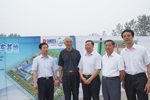 与会领导参观新厂区建设情况