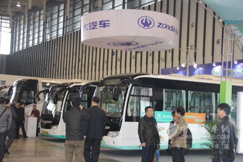 2012南京客车展中大客车展台