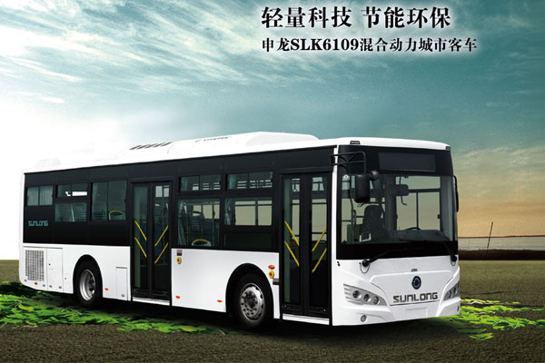 申龙SLK6109轻量化混合动力城市客车