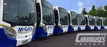 苏格兰公交运营商McGill’s六百四十万美元引进ADL客车