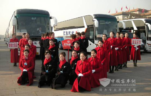 金龙客车两会服务精彩瞬间分享