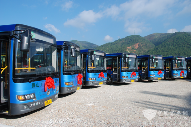 云南：保山中心城市64辆纯电动公交车投入运营