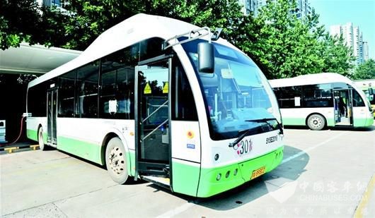千辆纯电动公交车扮靓湖北武汉