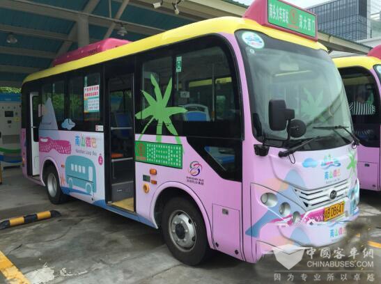 深圳首投比亚迪K6微循环巴士
