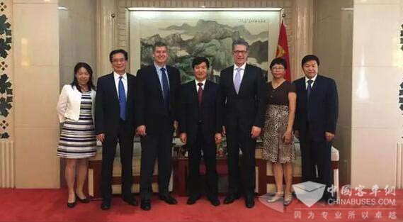 康明斯总裁走访中国交通部 或促进一步合作