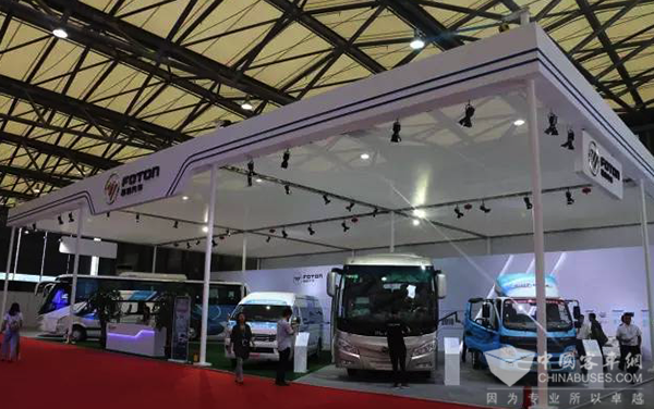 福田欧辉超级客车重磅亮相首届上海新能源展
