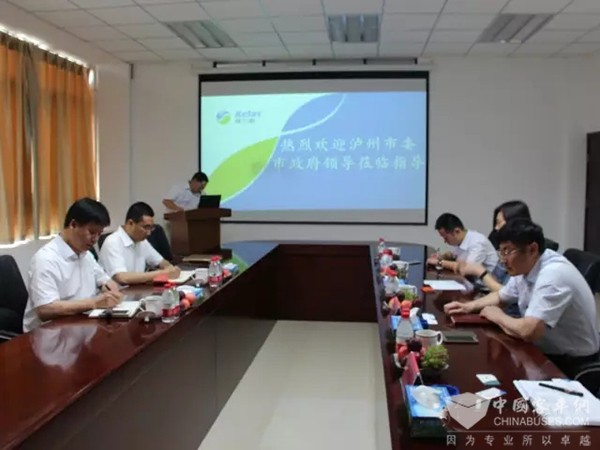 四川泸州市委常委副市长王建翔一行到访可兰素