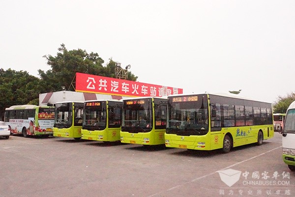 金旅纯电动客车助汕头交通大飞跃