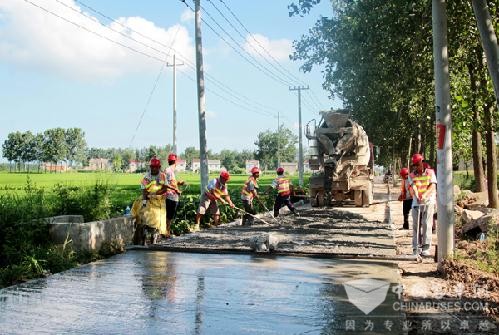 江苏灌南：花园农村公交客运线8月中旬竣工通车