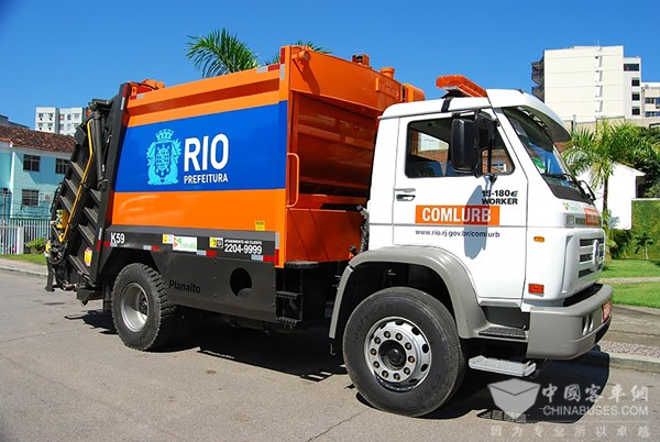 配备艾里逊全自动变速箱的垃圾车为Comlurb环卫公司在里约奥运赢得胜利