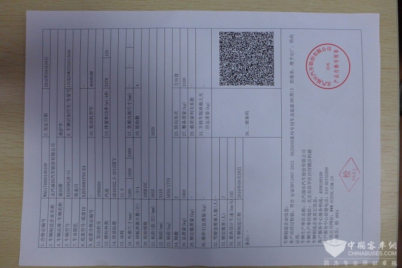 合格证