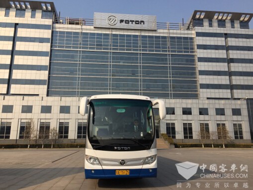 福田欧辉BJ6129承担2017全国两会期间安全保障用车任务