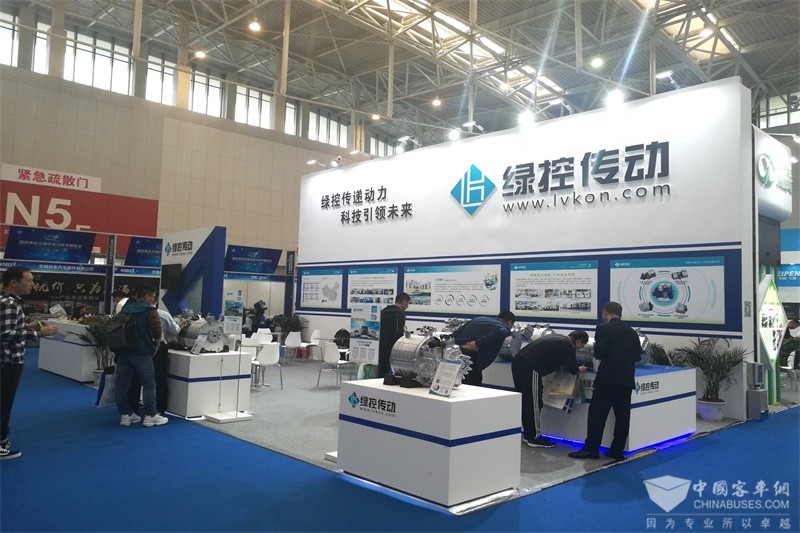 2018 CTIB 天津客车展 绿控传动展位