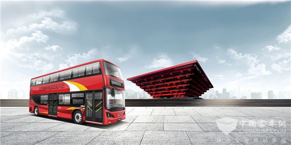 比亚迪BYD6100LSEV5低入口双层公交车(纯电动28-45座)