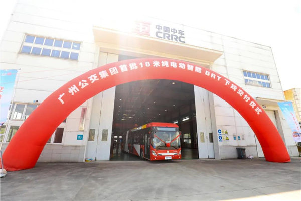 城市BRT的“中车方案”  18米巴客龙交付广州公交集团
