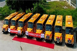 开学大礼再度来袭 福田欧辉专用校车批量交付江门喜童