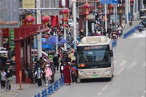 雪域高原之旅 欧辉客车在拉萨