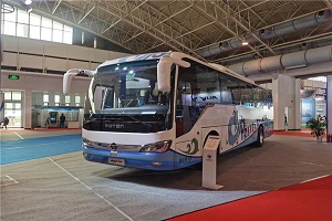 首都蓝天守护者——福田欧辉BJ6117纯电动客车亮相这一国际电动车盛会