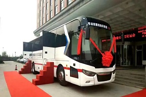 “硬核”抗疫产品亮相！中通客车推出P2+核酸检测车