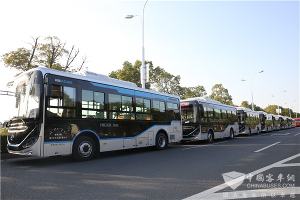 窗外是风景 车内是笑颜 40辆苏州金龙智能网联公交奔赴内蒙草原