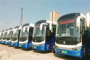 好车配美景！吉利远程客车驶进杭州西湖景区