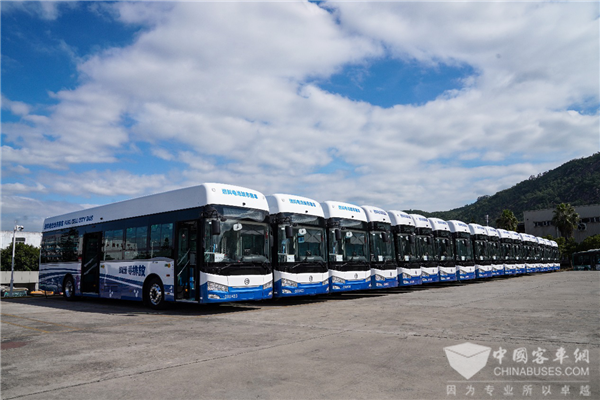再拓氢能战略版图 金旅燃料电池公交批量交付山西大同与浙江嘉善客户