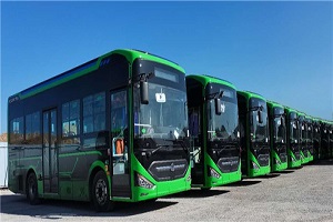 红色古城迎来“科技绿” 批量中通新N系公交服务山西吕梁