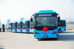 打造“绿色发展样板” 比亚迪纯电动公交车再投韶关