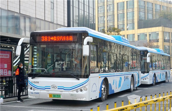 影响中国客车业|身披“银杏装” 苏州金龙公交扮靓古城临安