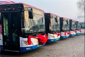 福田欧辉60台纯电动客车进驻“中国药都” 助力城市公交绿色出行