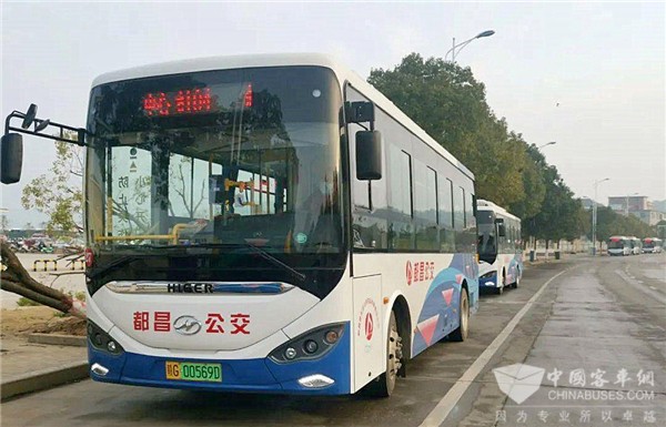 苏州金龙蔚蓝公交见证都昌幸福民生