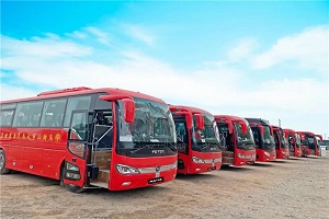 助力五一旅客高峰 35台福田欧辉城间客车横跨长江交付马鞍山天马集团