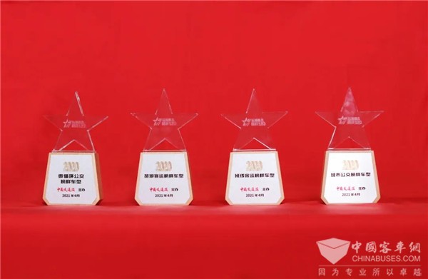 口碑怎么样 用户说了算！金龙客车荣获2020“榜样车型”四项大奖