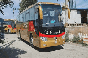 引领“红色”出行新体验 第三批福田欧辉BJ6122城间客车交付沈阳安泰