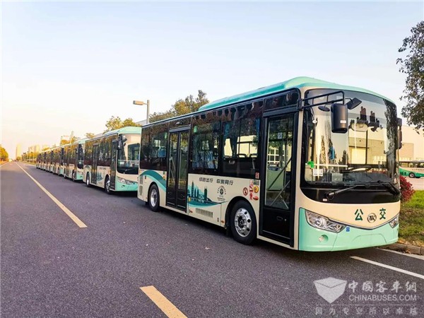 绿色、环保、高颜值！批量安凯客车投运金华公交