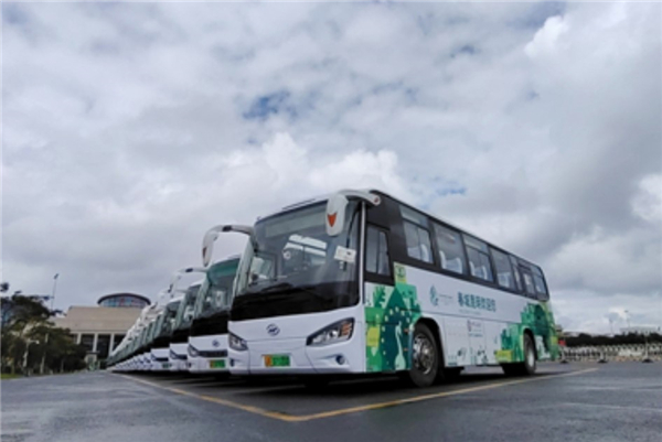 共建地球生命共同体 苏州金龙纯电客车服务联合国生物多样性昆明大会