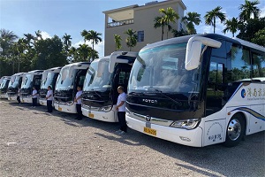 福田欧辉驶进三亚 助力当地旅游高品质发展