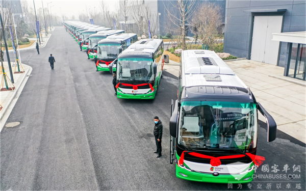 100辆宇通客车“氢”装上阵！首批车辆奔赴北京相约冬奥