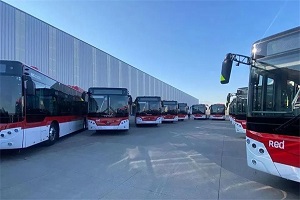 驱动圣罗莎“电动化走廊” 70辆欧辉纯电动公交车驶入智利圣地亚哥