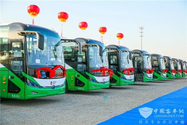 扩大氢能示范运营！50辆宇通氢燃料客车奔赴北京