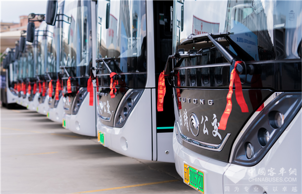 174辆! 宇通纯电动公交车批量交付云南曲靖