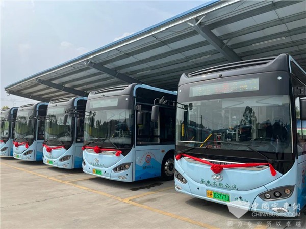45辆新车上线! 肇庆高新公汽携手苏州金龙共谱“蔚蓝”新篇