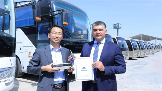 宇通T7实力护航乌兹别克斯坦上合峰会 宇通T7实力护航乌兹别克斯坦上合峰会