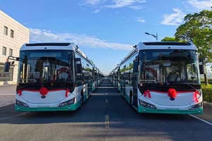 将安全与健康放在首位 国唐汽车90辆纯电动公交车交付盐城公交
