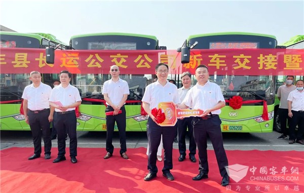 提升百姓出行“幸福感” 安凯新能源公交批量交付江西上饶