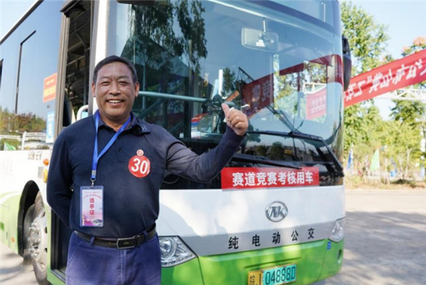 2022“徽州百工”公交驾驶技能大比武，安凯纯电动客车助阵赛出高水平