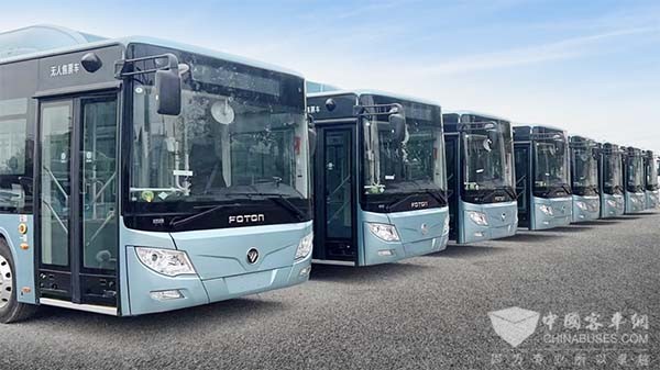 福田欧辉 混合动力城市客车 BJ6123 重庆公交
